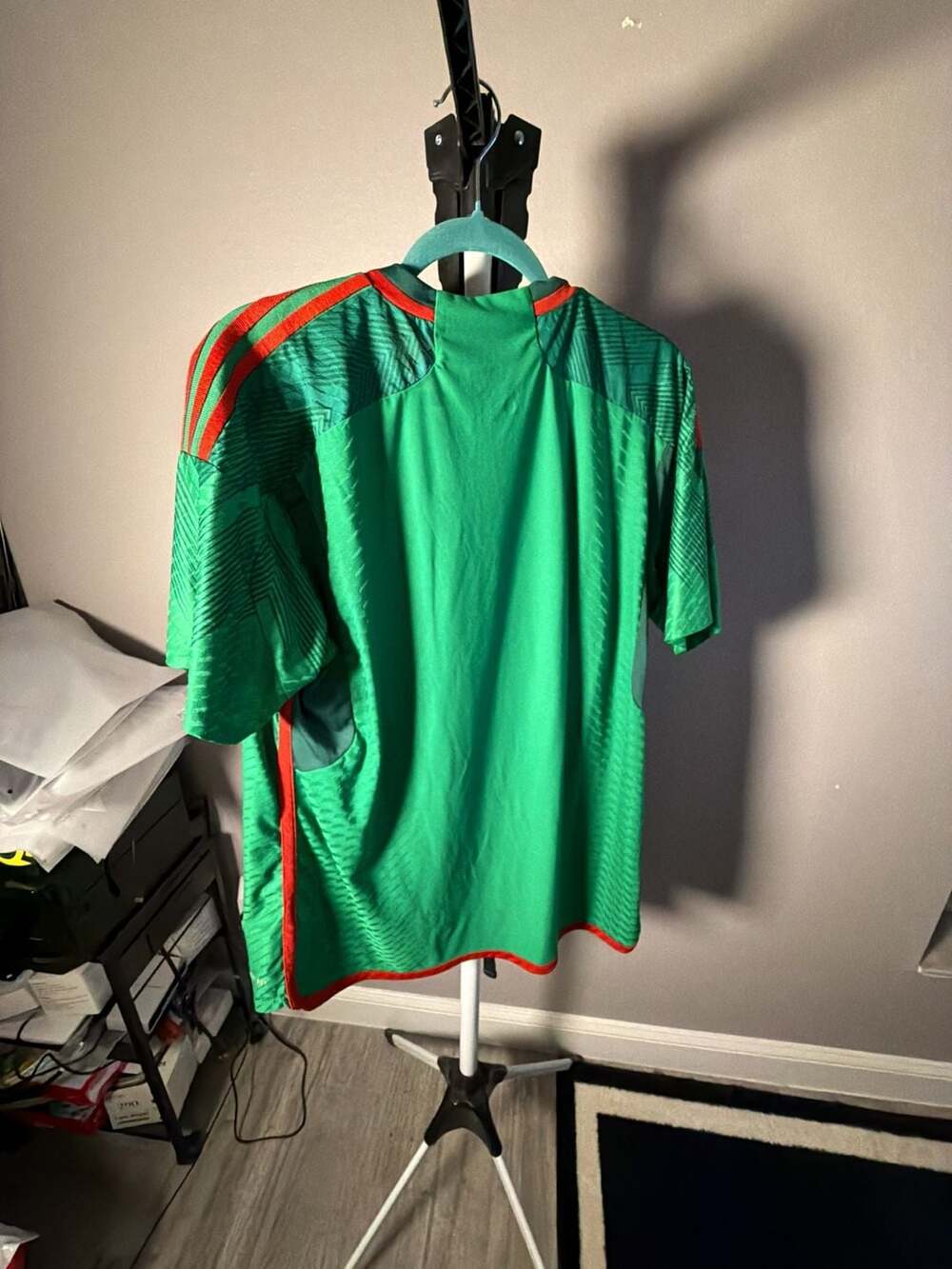 Adidas Mexico Home Soccer Jersey Size XL Green 2022 World Cup - Picture 6 of 9